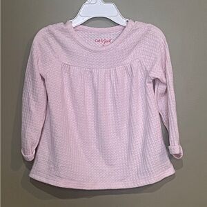 PICK 3/$12.00. Cat & Jack Light Pink Textured Long Sleeve Tee